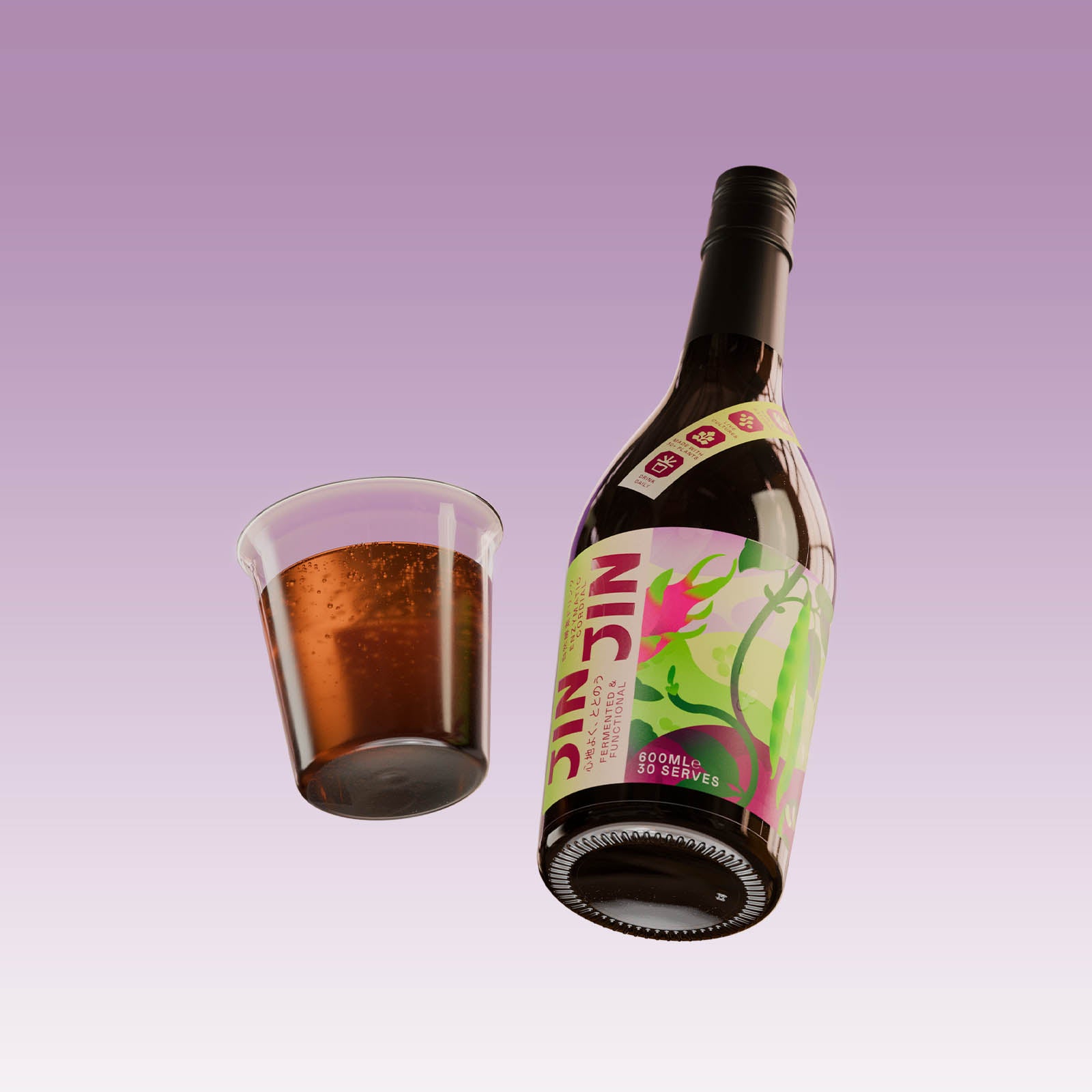 JIN JIN Fermented Concentrate | 30+ Plants, Award-Winning, 0% Alcohol